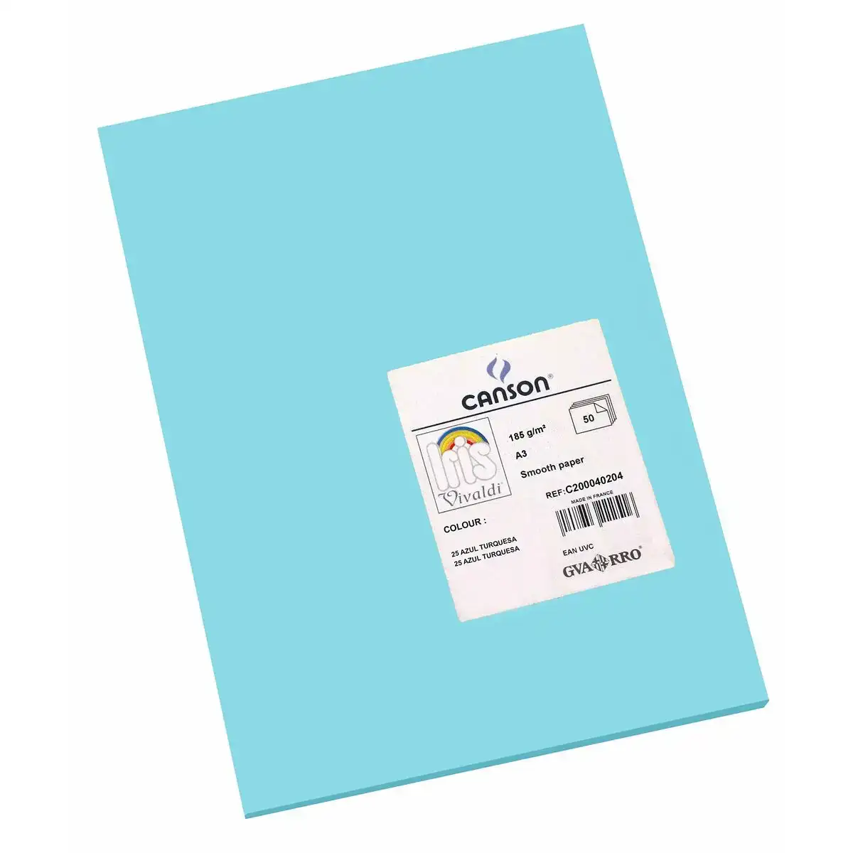 Papiers carton iris 29 7 x 42 cm turquoise 185 g 50 unites _5130. DIAYTAR COTE D'IVOIRE - Où Choisir est un Acte d'Amour pour le Côte d'Ivoire. Explorez notre boutique en ligne et choisissez des articles qui célèbrent la culture et l'artisanat du pays.