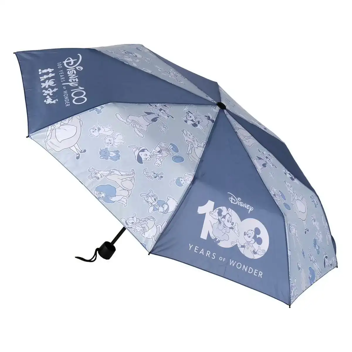 Parapluie pliable disney 100 bleu 53 cm_1534. DIAYTAR COTE D'IVOIRE - Là où la Tradition Devient Tendance. Naviguez à travers notre boutique en ligne et choisissez des produits qui allient l'authenticité au contemporain.