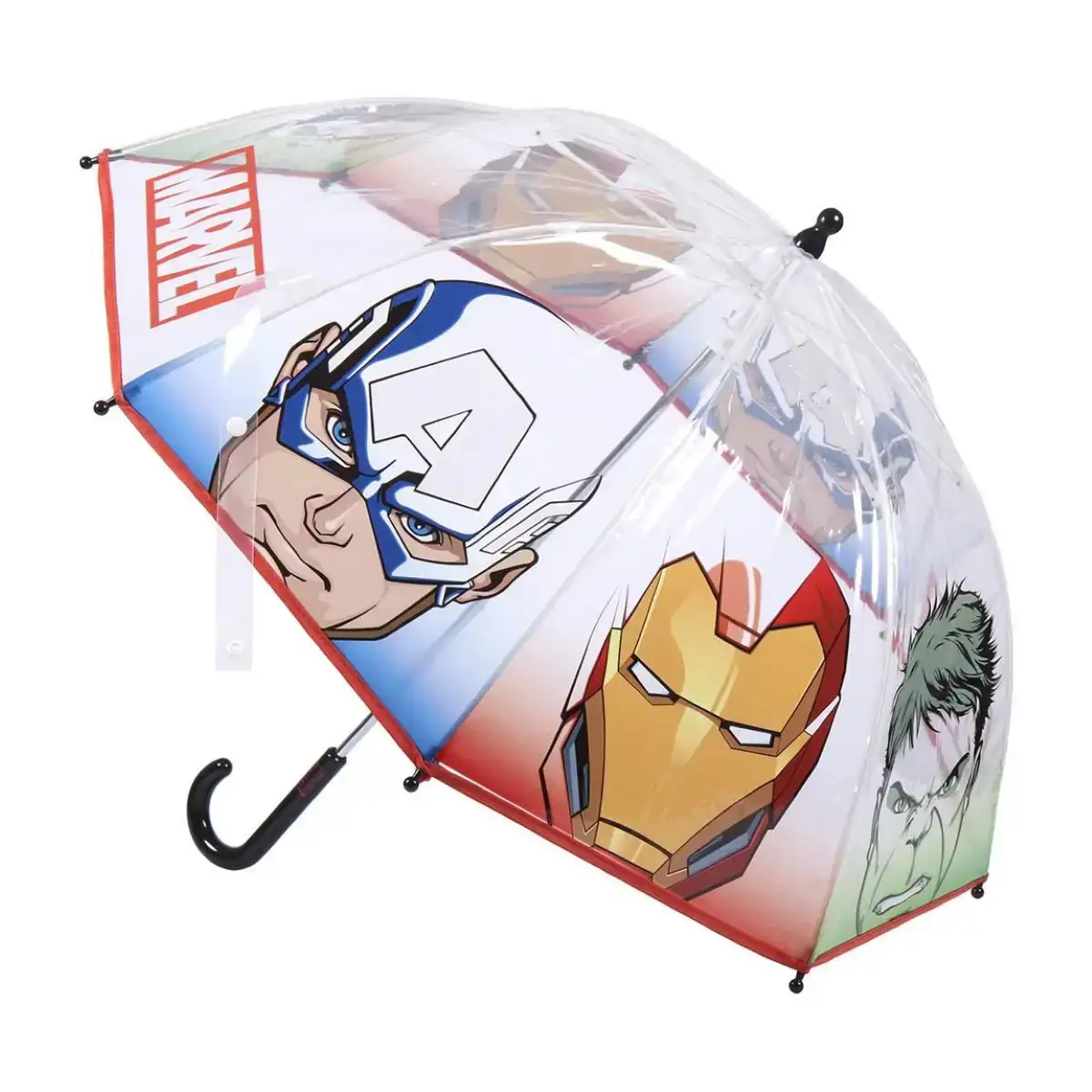 Parapluie the avengers rouge 45 cm o 71 cm _7404. DIAYTAR COTE D'IVOIRE - Où Chaque Détail Compte. Naviguez à travers notre gamme variée et choisissez des articles qui ajoutent une touche spéciale à votre quotidien, toujours avec qualité et style.