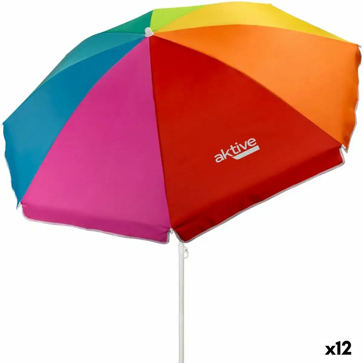 Parasol aktive multicouleur 180 x 185 x 180 cm acier 12 unites _1837. Bienvenue chez DIAYTAR COTE D'IVOIRE - Où le Shopping Devient un Voyage. Explorez notre plateforme pour dénicher des produits uniques, racontant l'histoire et l'âme du Côte d'Ivoire.