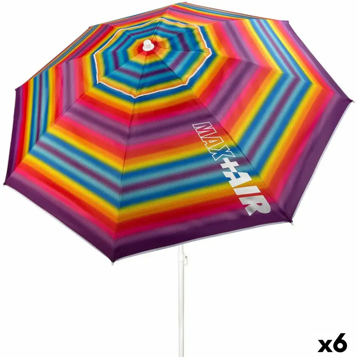Parasol aktive multicouleur 200 x 200 x 200 cm acier tissu oxford 6 unites _9359. DIAYTAR COTE D'IVOIRE - L'Art de Choisir, l'Art de Vivre. Parcourez notre boutique en ligne et découvrez des produits qui transforment chaque choix en une expérience enrichissante.