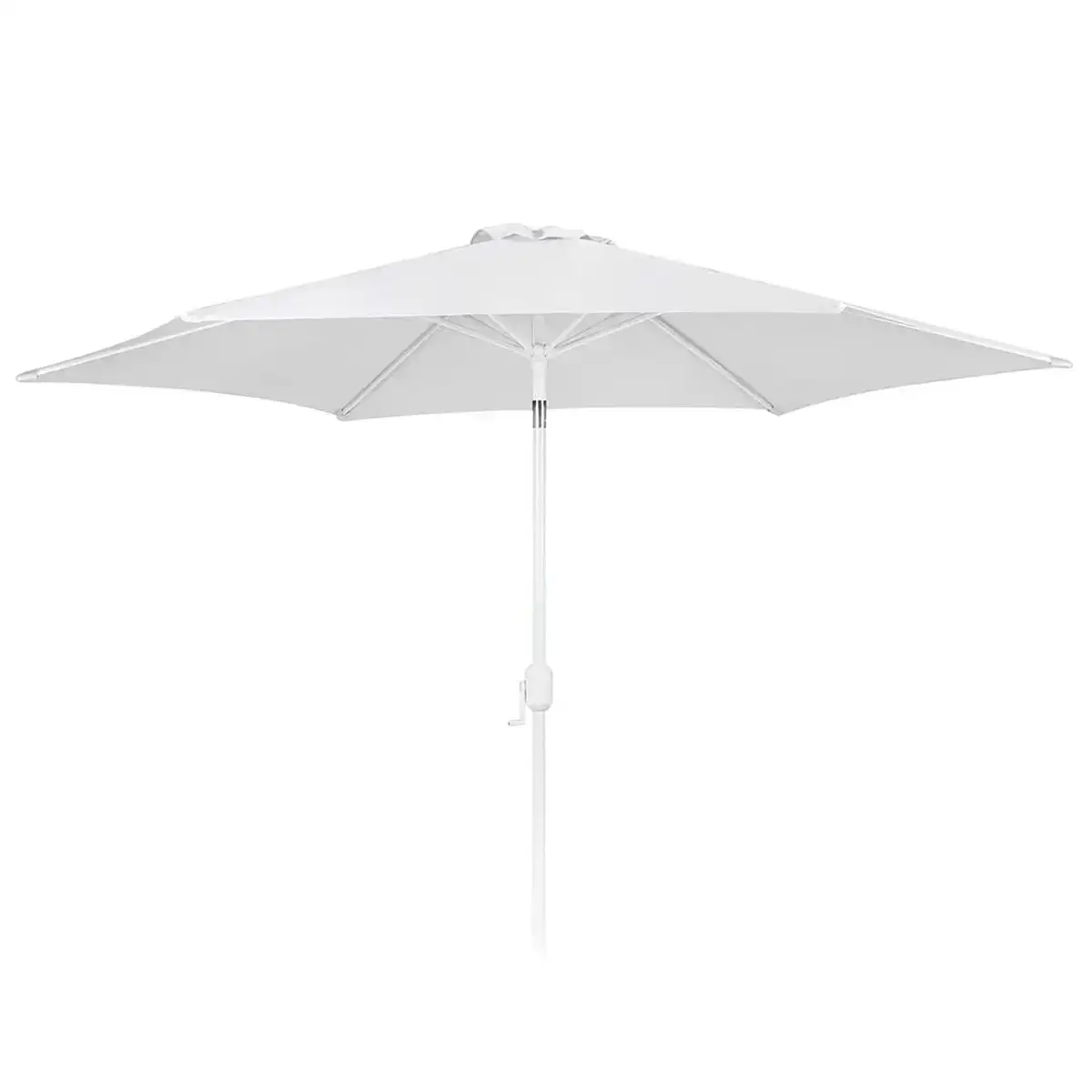 Parasol alba 350 cm aluminium blanc_9634. DIAYTAR COTE D'IVOIRE - Là où Choisir est une Célébration de l'Artisanat. Explorez notre gamme variée et choisissez des produits qui incarnent la tradition et le talent des artisans du Côte d'Ivoire.