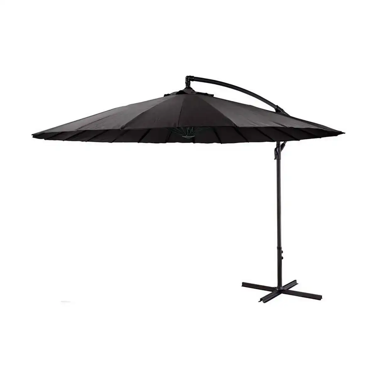 Parasol ambiance anthracite plastique_3145. DIAYTAR COTE D'IVOIRE - Votre Destination Shopping d'Exception. Parcourez nos rayons virtuels et choisissez des produits qui incarnent l'excellence et la diversité.