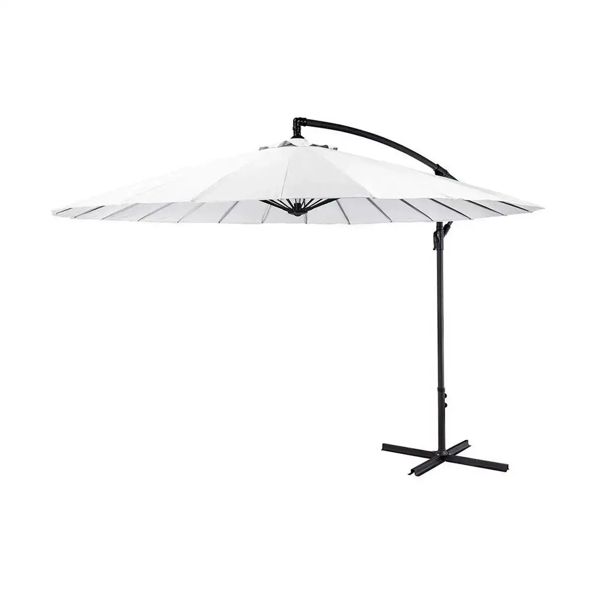 Parasol ambiance blanc_2650. DIAYTAR COTE D'IVOIRE - Votre Oasis de Shopping en Ligne. Explorez notre boutique et découvrez des produits qui ajoutent une touche de magie à votre quotidien.