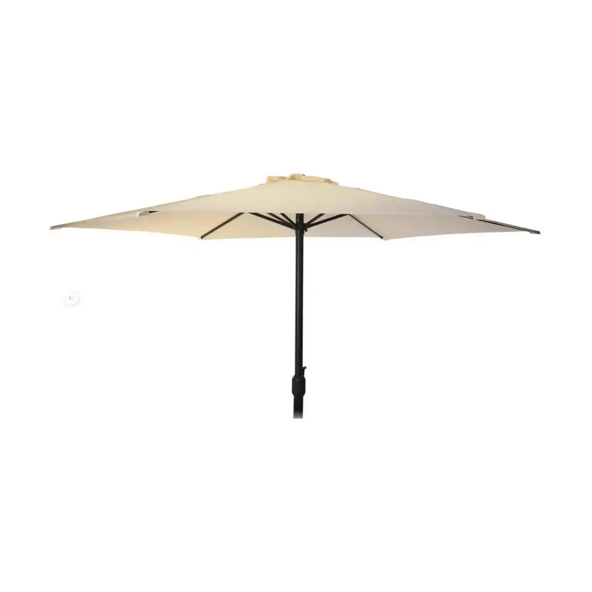 Parasol edm textile gris clair fer_6356. DIAYTAR COTE D'IVOIRE - Où Choisir est une Célébration de l'Artisanat Local. Découvrez notre boutique en ligne et choisissez des produits qui incarnent la passion des artisans sénégalais.