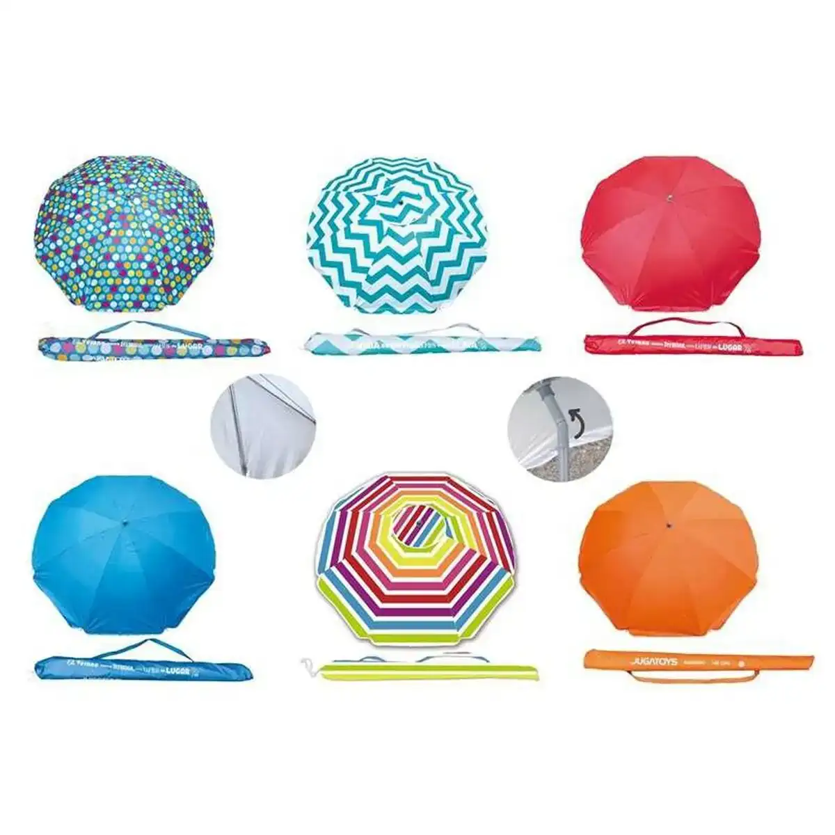 Parasol protection contre les uv o 180 cm polinylon 8 tiges fer_2278. DIAYTAR COTE D'IVOIRE - L'Art de Choisir, l'Art de S'émerveiller. Explorez notre boutique en ligne et choisissez des articles qui éveillent votre sens de l'émerveillement.