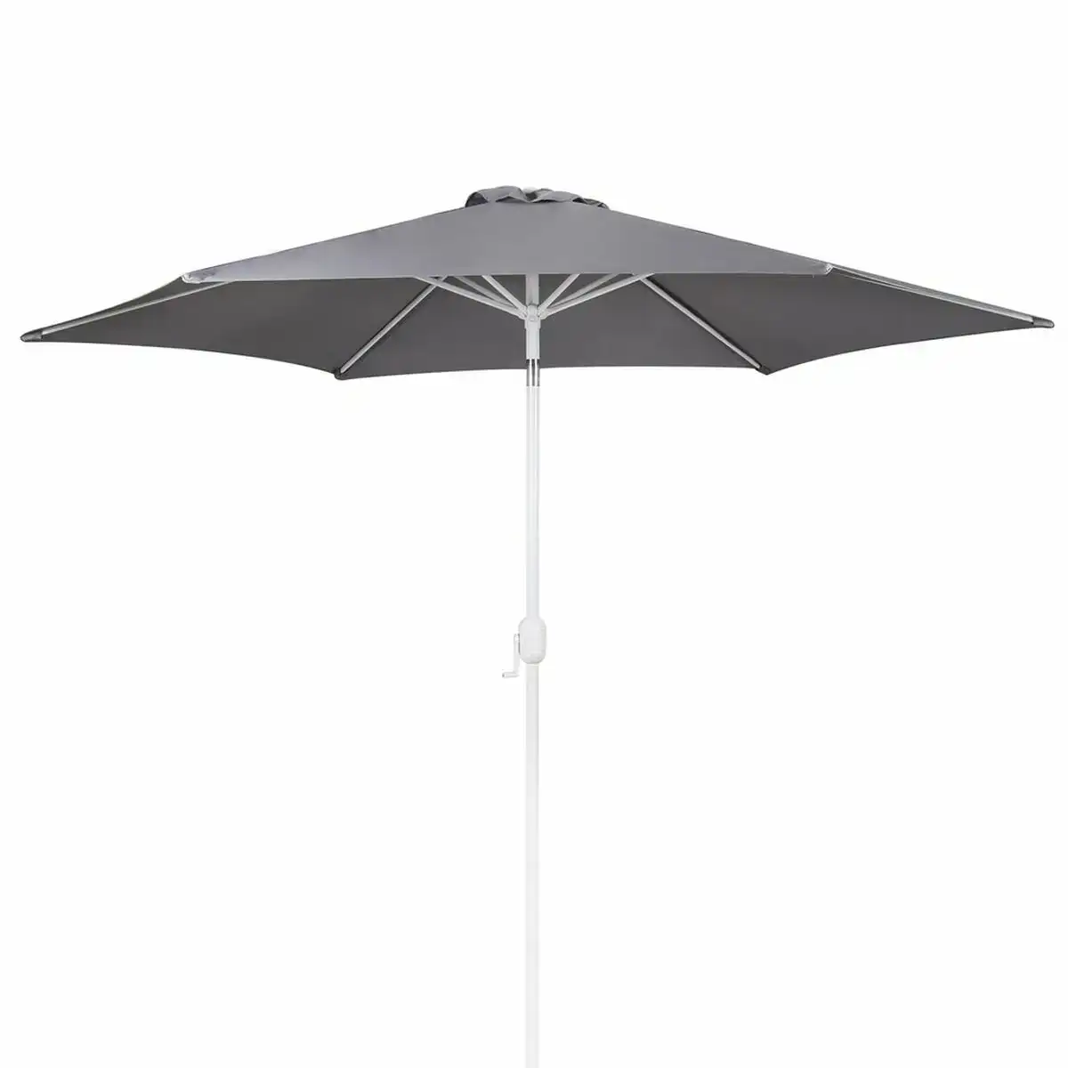 Parasol thais 350 cm gris aluminium_1705. Entrez dans l'Univers de DIAYTAR COTE D'IVOIRE - Où le Choix Rencontre l'Authenticité. Explorez nos rayons virtuels et trouvez des produits qui incarnent la richesse de notre culture.