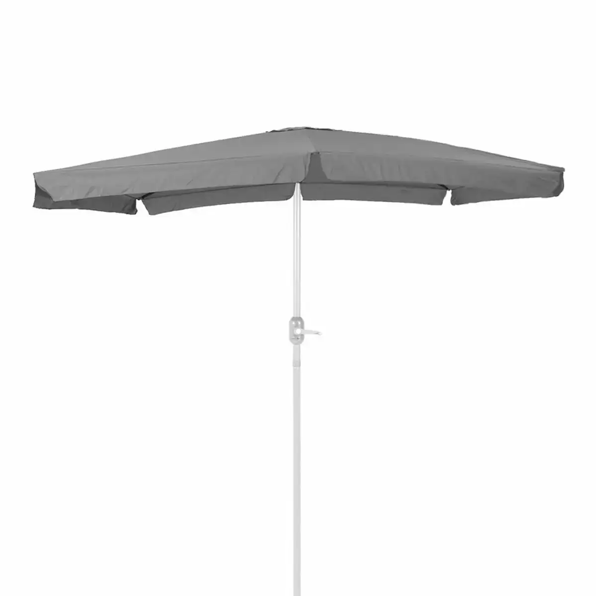 Parasol thais gris aluminium 300 x 200 cm_1830. DIAYTAR COTE D'IVOIRE - Où Choisir est un Plaisir. Explorez notre boutique en ligne et choisissez parmi des produits de qualité qui satisferont vos besoins et vos goûts.