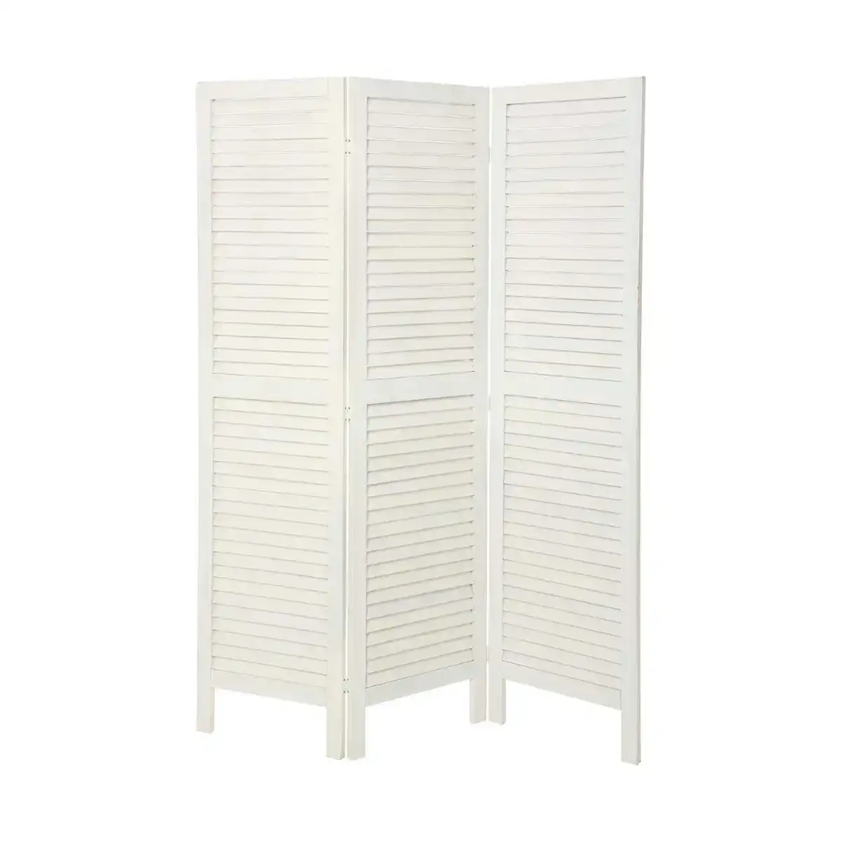 Paravent atmosphera blanc bois de paulownia 170 x 119 cm _1532. DIAYTAR COTE D'IVOIRE - L'Art de Vivre le Shopping Authentique. Découvrez notre boutique en ligne et trouvez des produits qui incarnent la passion et le savoir-faire du Côte d'Ivoire.