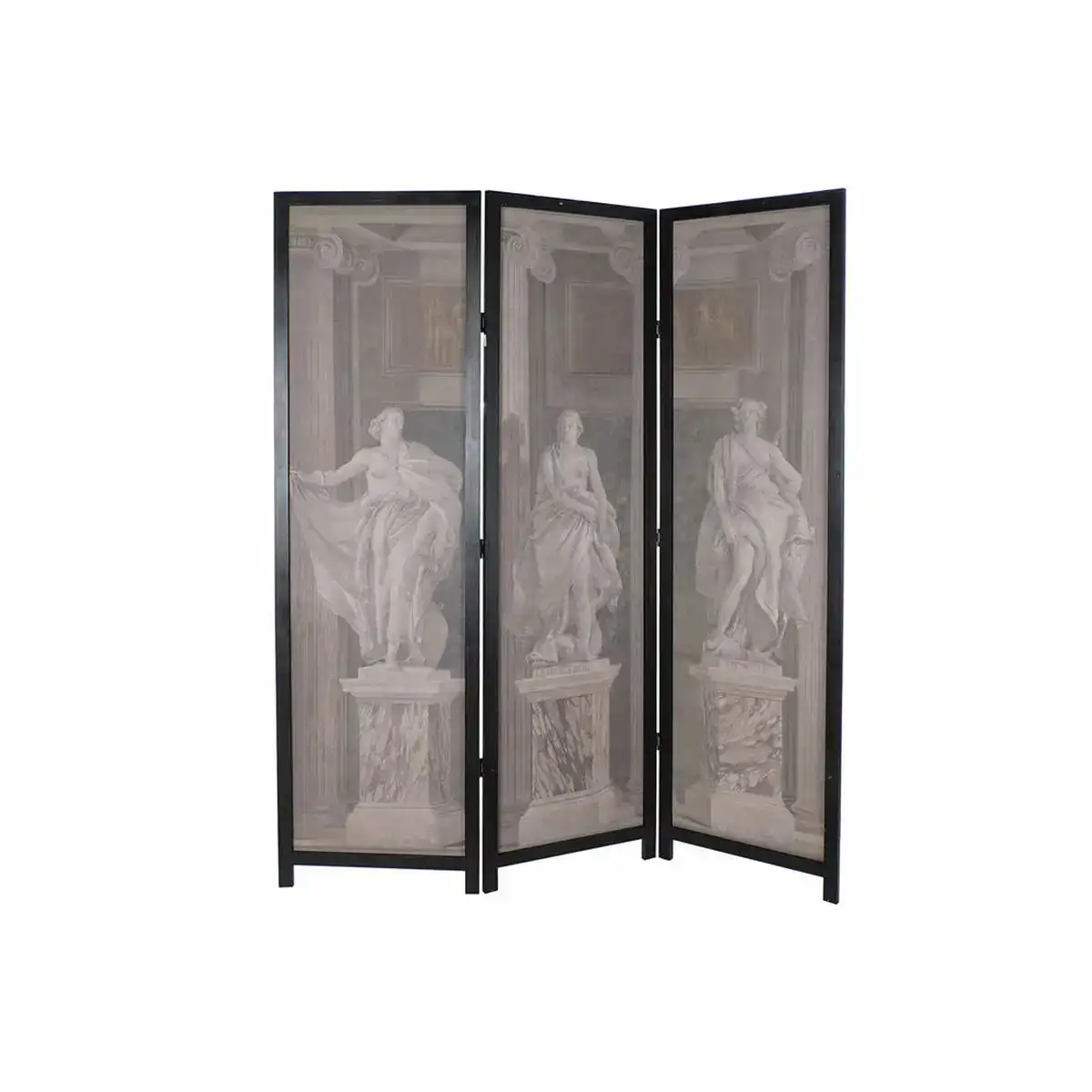 Paravent dkd home decor toile bois 150 x 2 x 180 cm _9742. DIAYTAR COTE D'IVOIRE - Là où Chaque Achat Contribue à un Rêve. Naviguez à travers notre boutique en ligne et soutenez des artisans talentueux tout en acquérant des trésors.