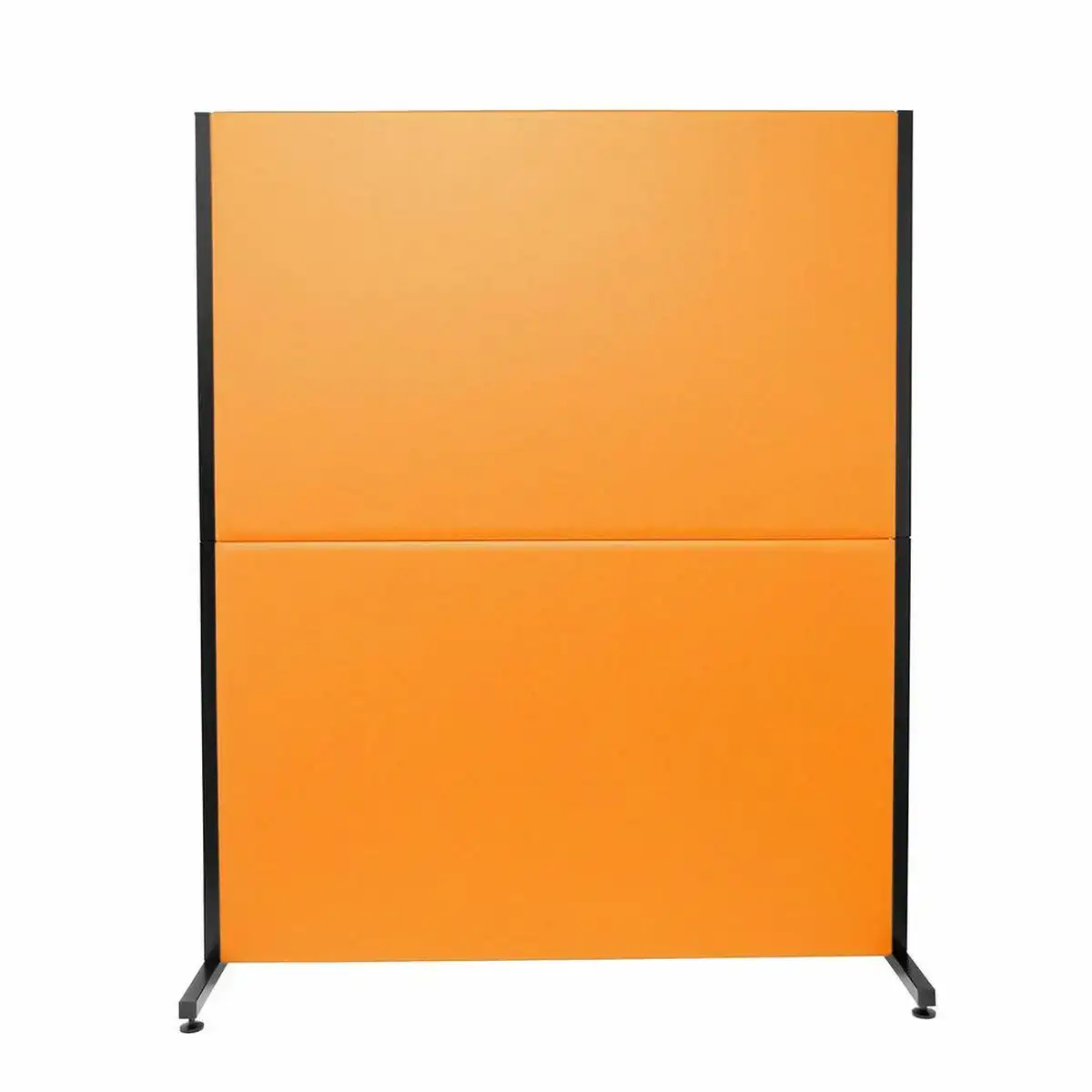 Paravent valdeganga p c simili cuir orange_3453. Entrez dans l'Univers de DIAYTAR COTE D'IVOIRE - Où la Tradition S'unit à la Modernité. Explorez notre sélection pour trouver des produits qui allient héritage et innovation.