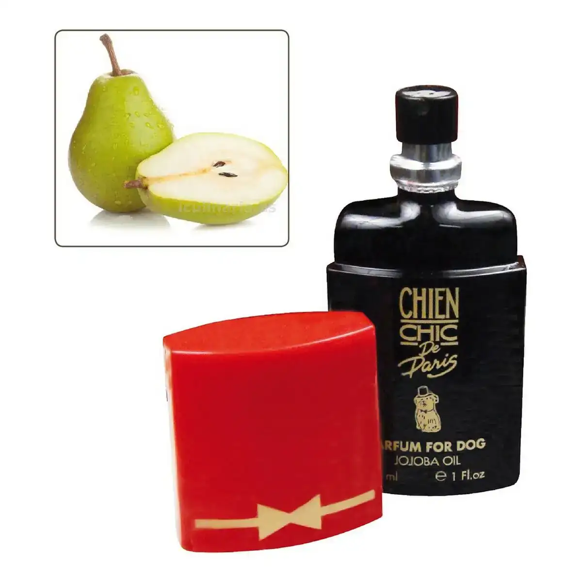 Parfum pour animaux domestiques chien chic chien poire 30 ml _9325. DIAYTAR COTE D'IVOIRE - L'Équilibre Parfait entre Tradition et Modernité. Explorez notre collection pour trouver des produits qui incarnent la culture et la contemporanéité du Côte d'Ivoire.