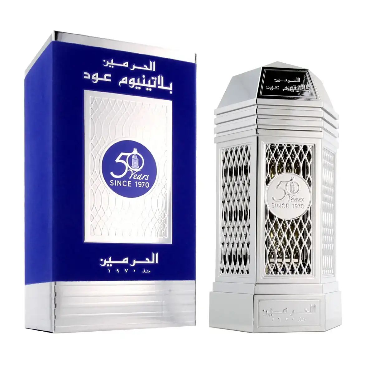 Parfum unisexe al haramain 100 ml 50 years platinum oud_1802. DIAYTAR COTE D'IVOIRE - Votre Passage Vers l'Excellence Shopping. Découvrez un catalogue en ligne qui offre une expérience d'achat exceptionnelle, avec des produits soigneusement sélectionnés pour satisfaire tous les goûts.