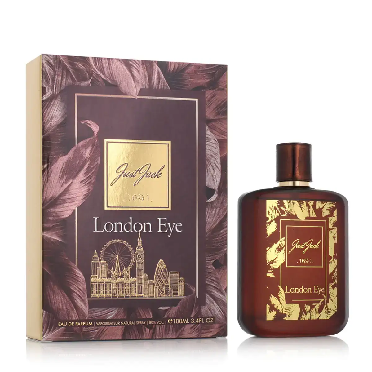 Parfum unisexe just jack edp london eye 100 ml _5977. Entrez dans l'Univers de DIAYTAR COTE D'IVOIRE - Où Chaque Produit a son Éclat Unique. Explorez notre gamme variée et choisissez des articles qui illuminent votre quotidien.