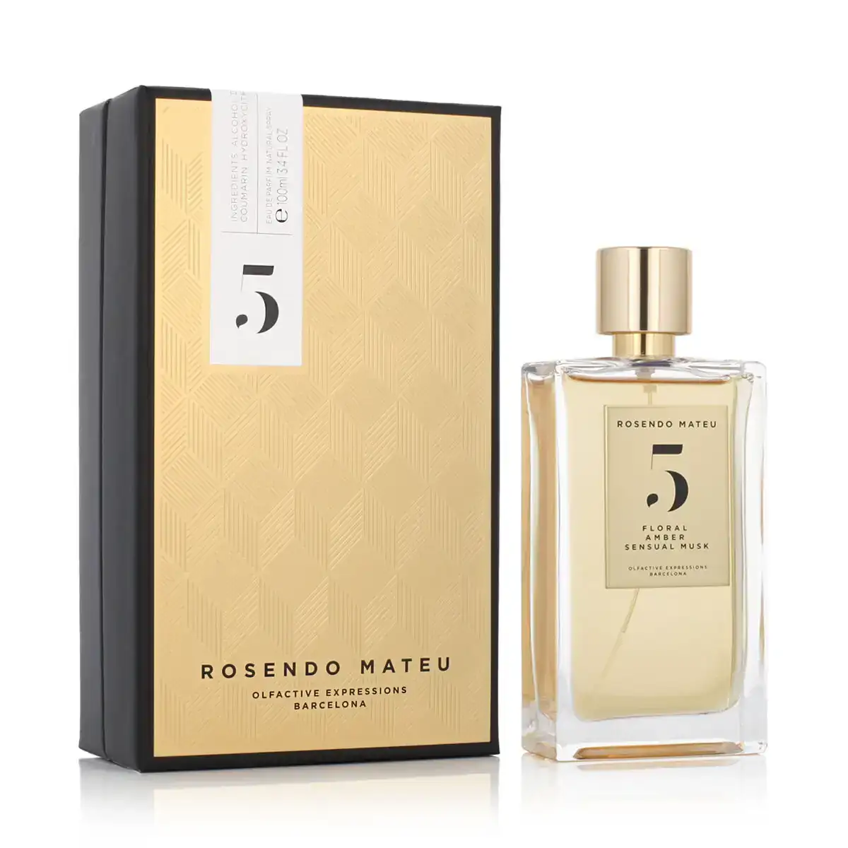 Parfum unisexe rosendo mateu edp no 5 floral amber sensual musk 100 ml_2592. DIAYTAR COTE D'IVOIRE - Où Chaque Produit est une Histoire à Raconter. Découvrez notre sélection de produits qui vous permettent de créer votre propre récit à travers vos achats.