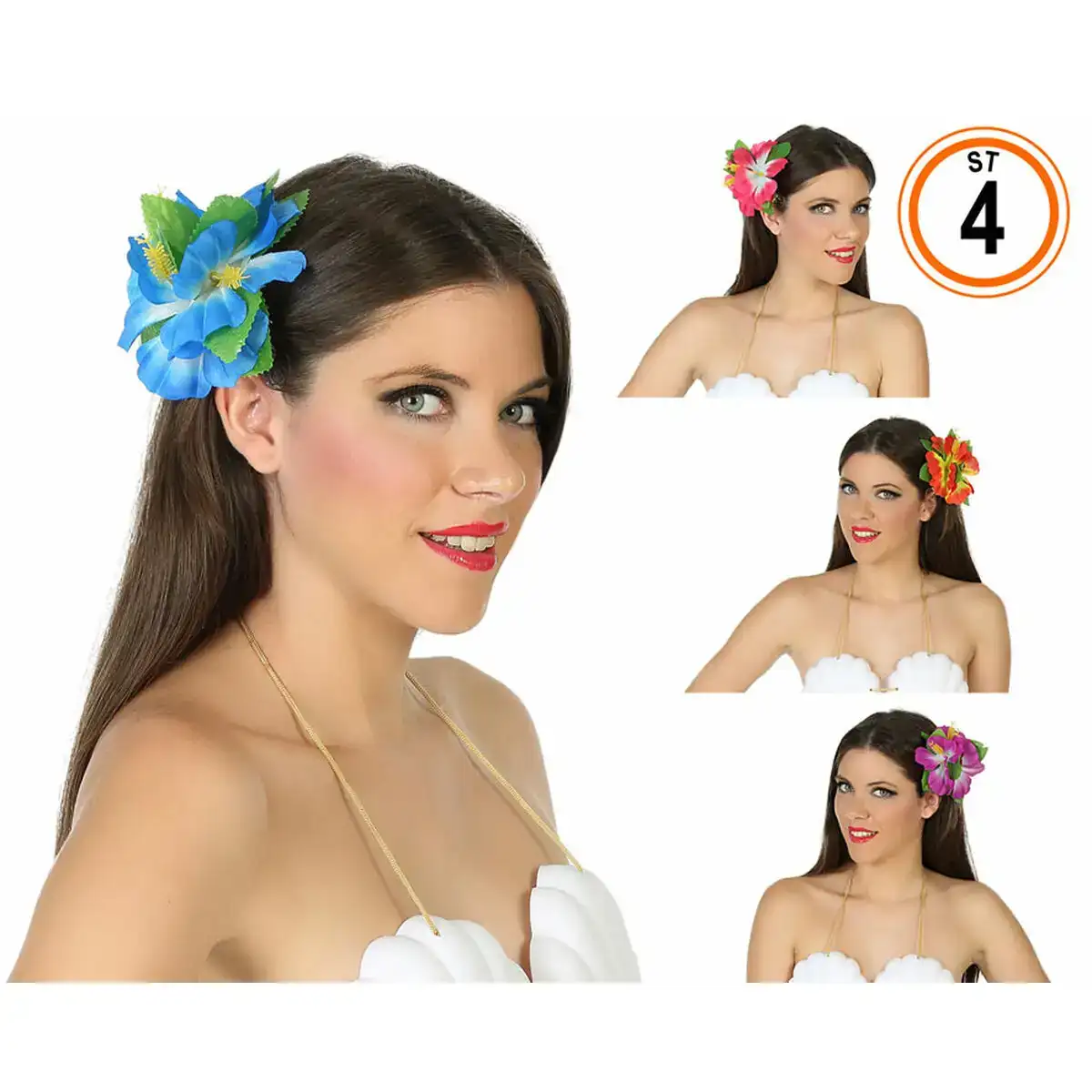 Parure de cheveux fleur multicouleur_9017. Bienvenue chez DIAYTAR COTE D'IVOIRE - Où le Shopping Rencontre la Qualité. Explorez notre sélection soigneusement conçue et trouvez des produits qui définissent le luxe abordable.