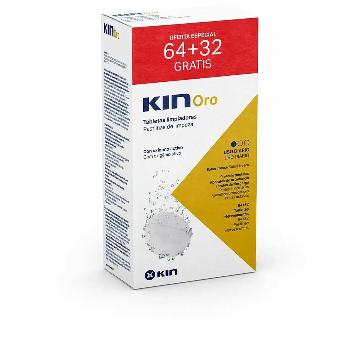 Pastilles nettoyantes pour les dentiers kin kin oro_1084. DIAYTAR COTE D'IVOIRE - Où Chaque Détail Fait la Différence. Parcourez notre sélection soignée et choisissez des articles qui rehaussent votre quotidien, du fonctionnel à l'esthétique.