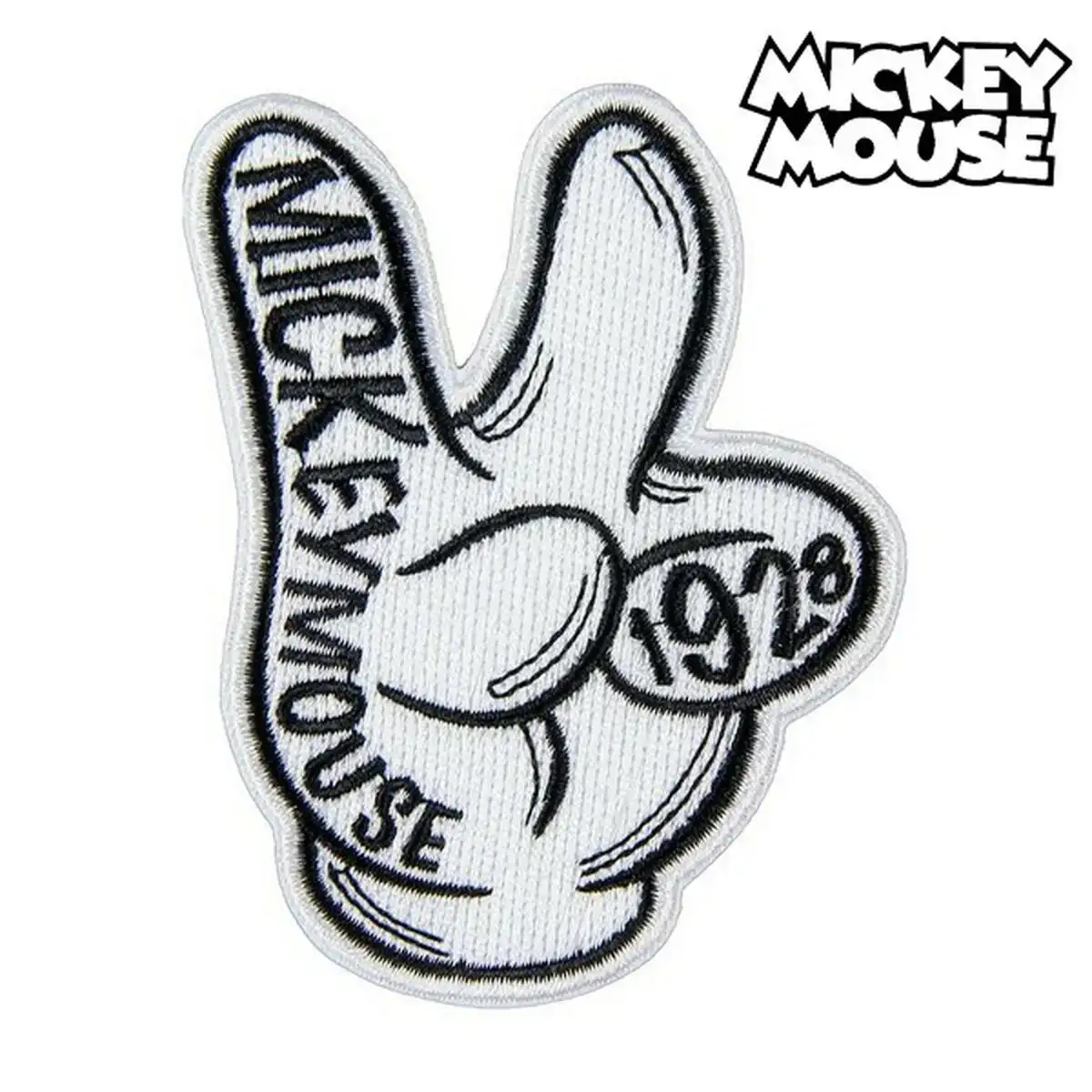 Patch mickey mouse blanc polyester_5508. Bienvenue chez DIAYTAR COTE D'IVOIRE - Là où les Désirs Prendent Vie. Explorez notre boutique en ligne et laissez-vous séduire par des articles qui font écho à vos aspirations et à votre style unique.