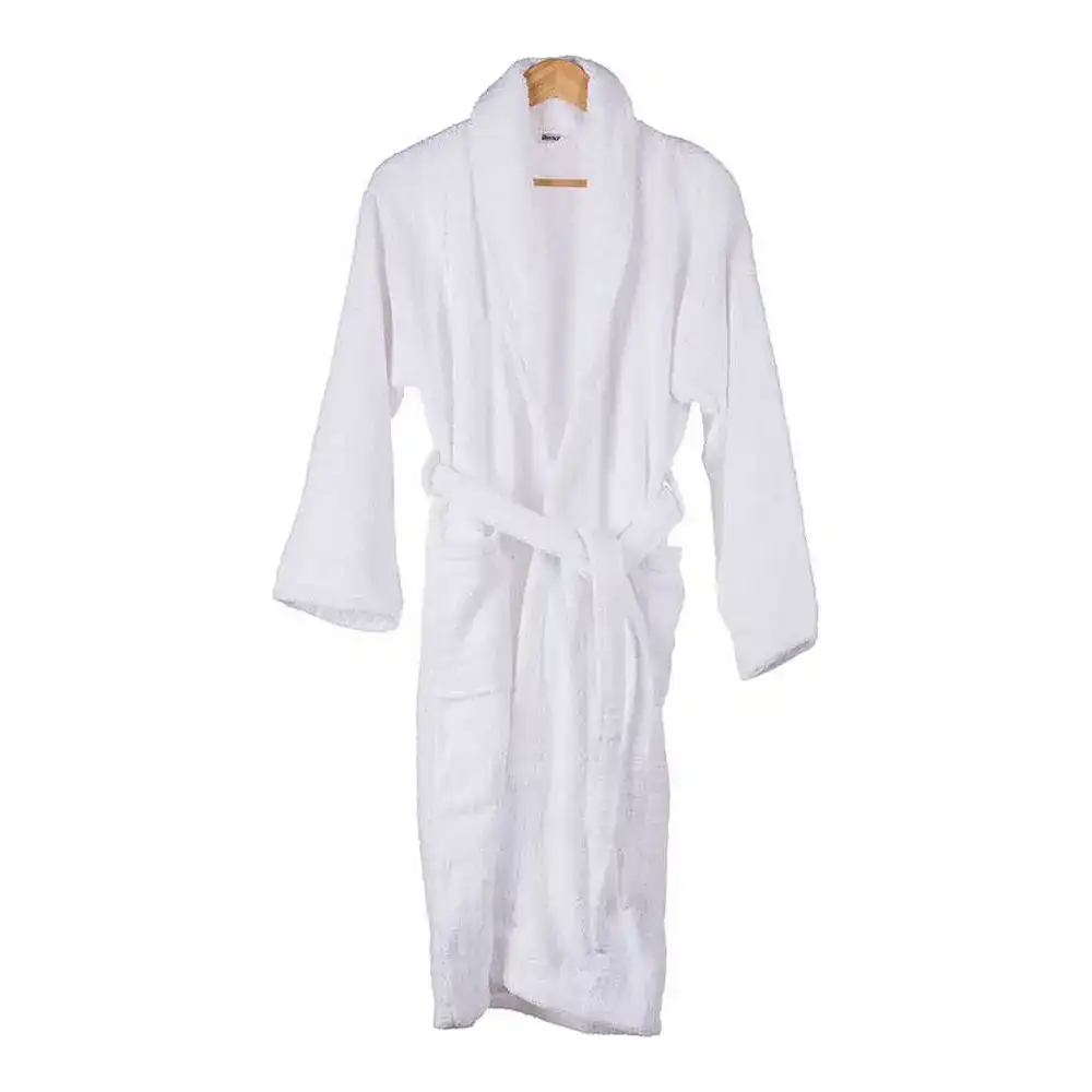 Peignoir de bain blanc l xl _5895. DIAYTAR COTE D'IVOIRE - L'Écrin de Vos Désirs Shopping. Parcourez notre boutique en ligne et explorez des produits minutieusement choisis pour répondre à vos envies les plus exigeantes.