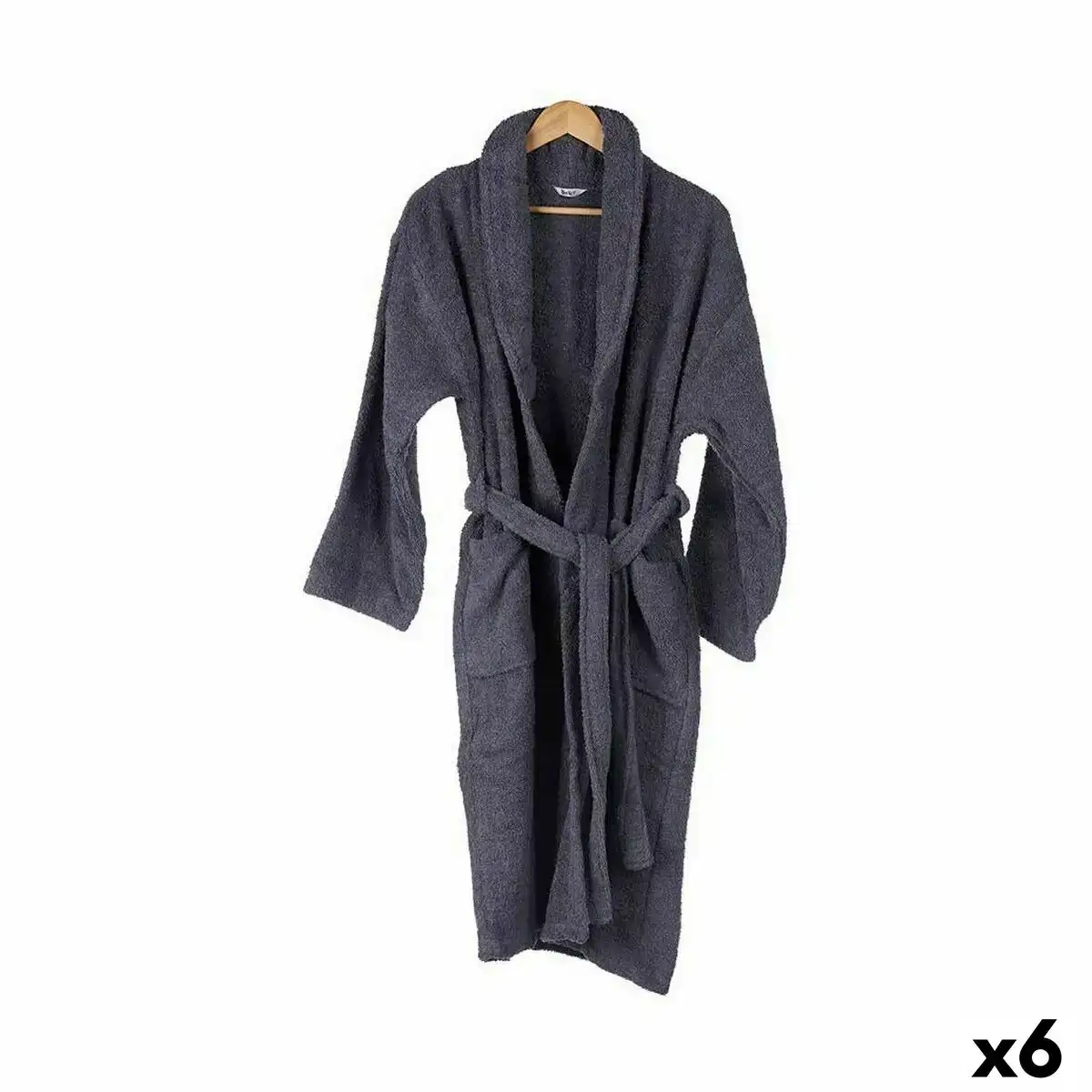Peignoir de bain l xl gris 6 unites _4214. DIAYTAR COTE D'IVOIRE - Où Chaque Achat Raconte une Histoire. Parcourez notre boutique en ligne pour trouver des articles qui évoquent le savoir-faire et la tradition du Côte d'Ivoire.