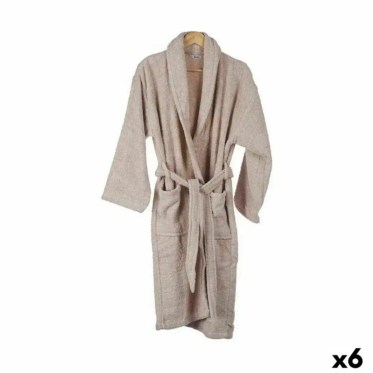 Peignoir de bain m l beige 6 unites _8279. DIAYTAR COTE D'IVOIRE - Votre Escale Shopping incontournable. Explorez notre boutique en ligne et dénichez des trésors qui reflètent la richesse culturelle et la modernité du Côte d'Ivoire.