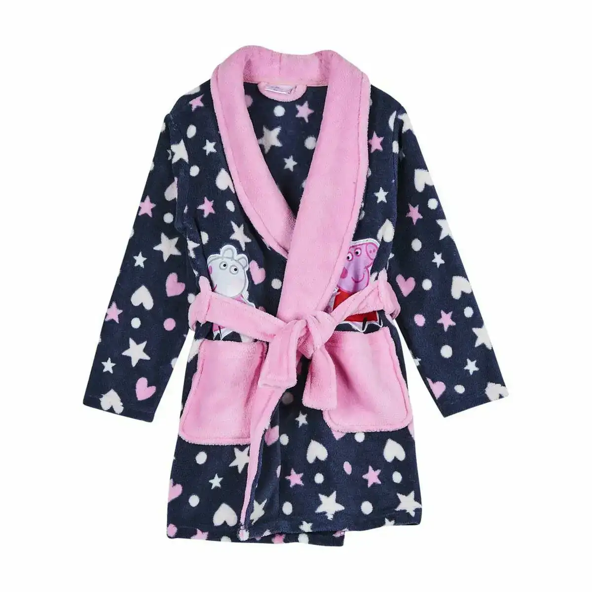 Peignoir pour enfants peppa pig bleu fonce_5109. DIAYTAR COTE D'IVOIRE - L'Art de Magasiner sans Limites. Naviguez à travers notre collection diversifiée pour trouver des produits qui élargiront vos horizons shopping.