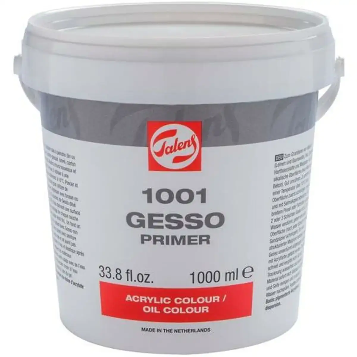 Peinture acrylique talens 1001 gesso primer 1 l _2272. DIAYTAR COTE D'IVOIRE - L'Art de Vivre en Couleurs. Découvrez notre boutique en ligne et trouvez des produits qui ajoutent une palette vibrante à votre quotidien.