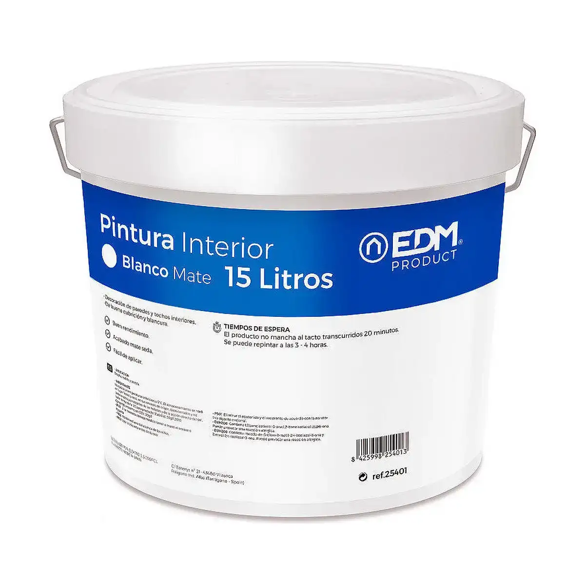 Peinture edm blanc 15l_8120. Entrez dans DIAYTAR COTE D'IVOIRE - Où Chaque Détail Compte. Explorez notre boutique en ligne pour trouver des produits de haute qualité, soigneusement choisis pour répondre à vos besoins et vos désirs.