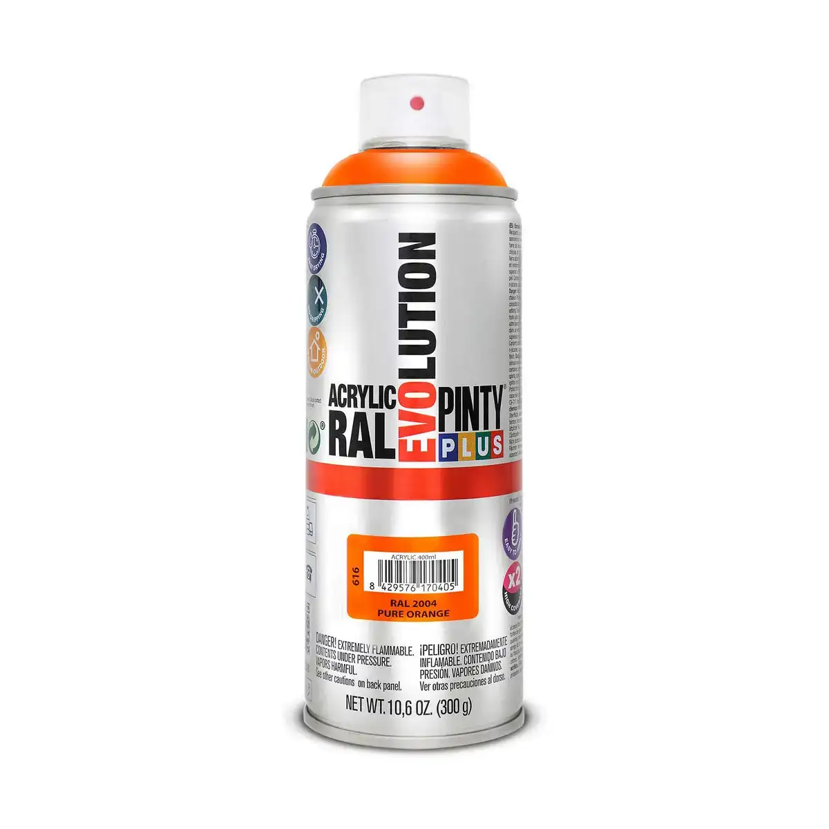 Peinture en spray pintyplus evolution ral 2004 400 ml pure orange_7159. DIAYTAR COTE D'IVOIRE - Votre Compagnon Shopping, Votre Style Unique. Explorez notre boutique en ligne pour dénicher des trésors qui expriment qui vous êtes, de la mode à la maison.