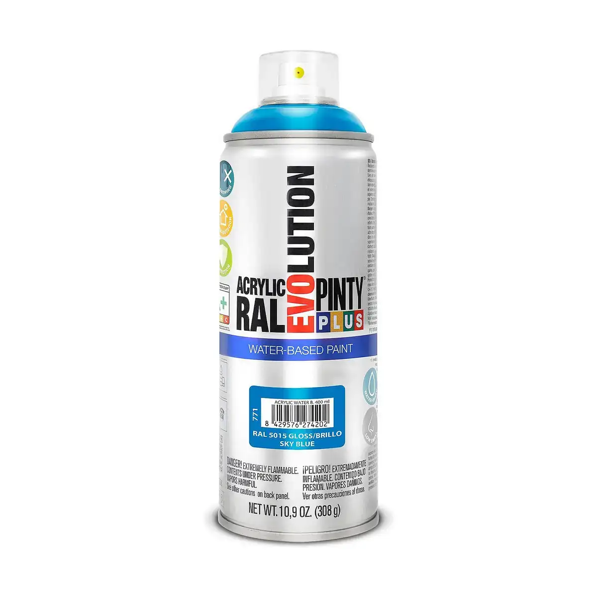 Peinture en spray pintyplus evolution ral 5015 base d eau sky blue 400 ml_7793. DIAYTAR COTE D'IVOIRE - L'Art du Shopping Facilité. Naviguez sur notre plateforme en ligne pour découvrir une expérience d'achat fluide et agréable, avec une gamme de produits adaptés à tous.
