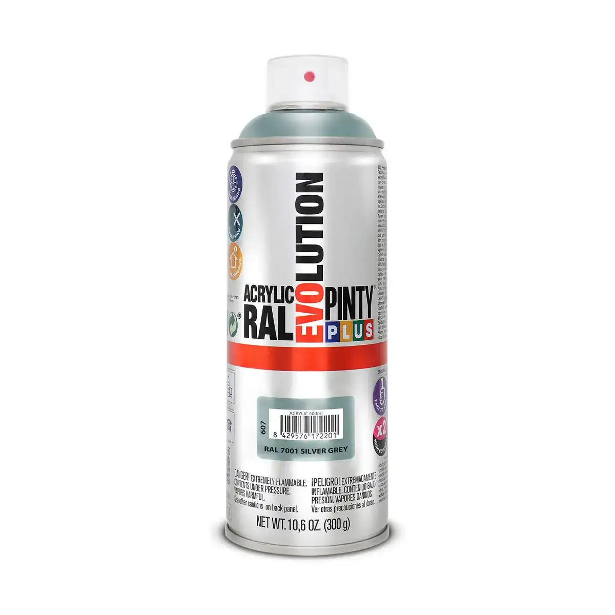 Peinture en spray pintyplus evolution ral 7001 400 ml silver grey_5288. Bienvenue sur DIAYTAR COTE D'IVOIRE - Où Chaque Produit a son Histoire. Découvrez notre sélection unique et choisissez des articles qui racontent la richesse culturelle et artistique du Côte d'Ivoire.