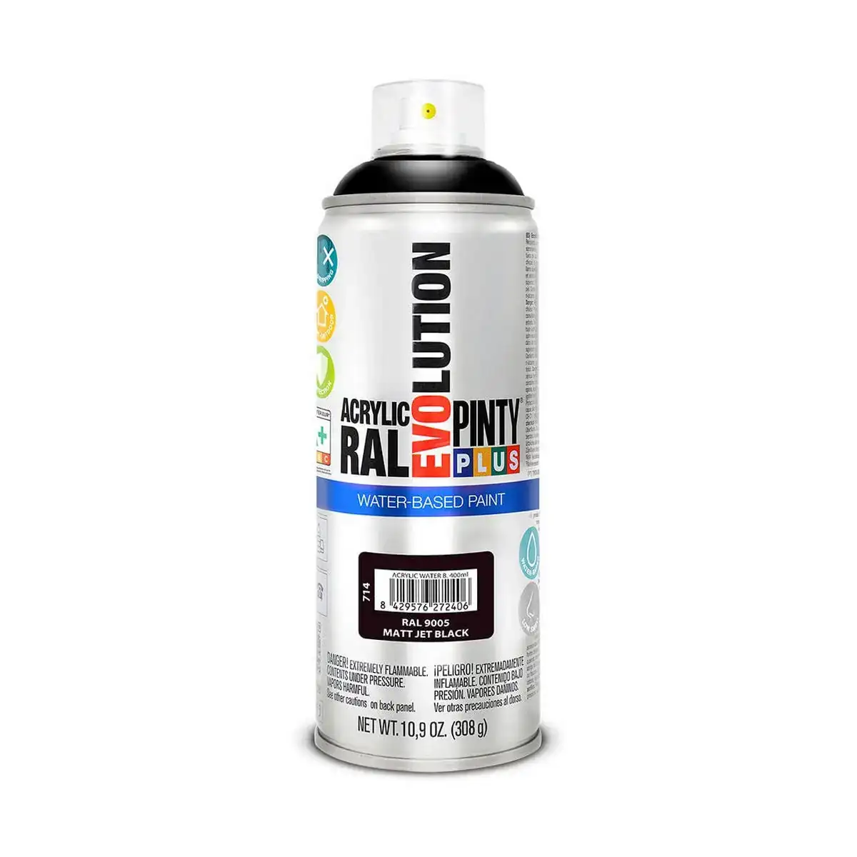 Peinture en spray pintyplus evolution ral 9005 400 ml mat base d eau jet black_2138. DIAYTAR COTE D'IVOIRE - Là où la Tradition Devient Tendance. Naviguez à travers notre boutique en ligne et choisissez des produits qui allient l'authenticité au contemporain.