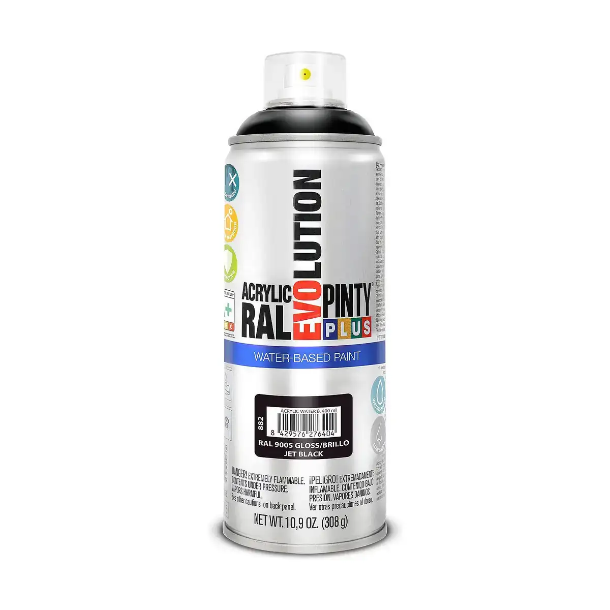 Peinture en spray pintyplus evolution ral 9005 base d eau jet black 400 ml_9392. DIAYTAR COTE D'IVOIRE - Où la Qualité est Notre Engagement. Explorez notre boutique en ligne pour découvrir des produits conçus pour vous apporter satisfaction et plaisir.