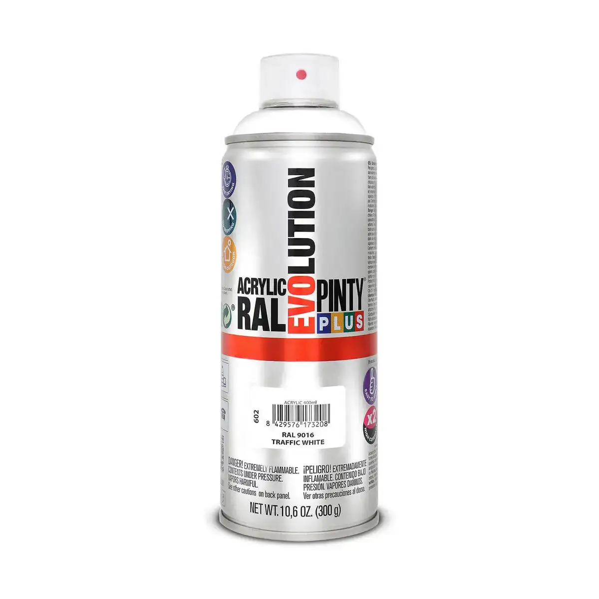 Peinture en spray pintyplus evolution ral 9016 400 ml traffic white_4580. DIAYTAR COTE D'IVOIRE - Votre Destination Shopping Éthique. Parcourez notre gamme et choisissez des articles qui respectent l'environnement et les communautés locales.