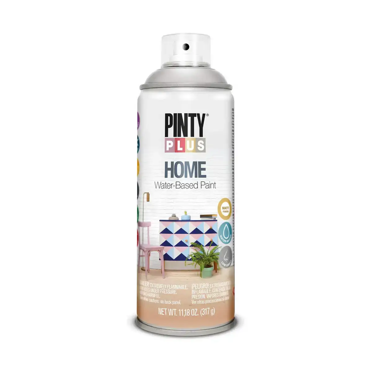 Peinture en spray pintyplus home hm116 400 ml grey moon_7000. DIAYTAR COTE D'IVOIRE - Là où Choisir est une Célébration de l'Artisanat. Explorez notre gamme variée et choisissez des produits qui incarnent la tradition et le talent des artisans du Côte d'Ivoire.