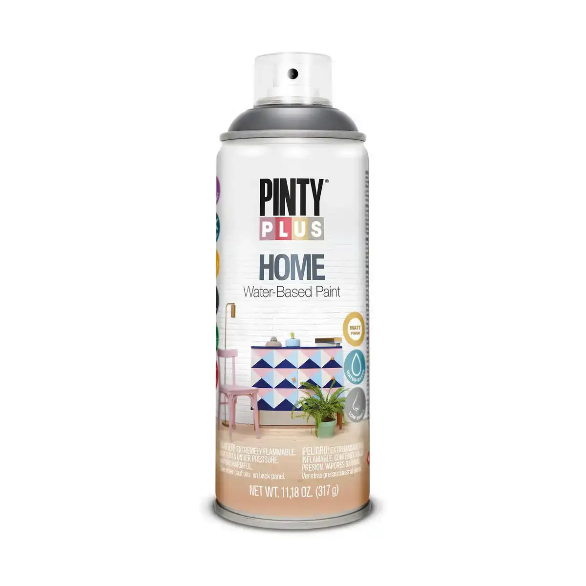 Peinture en spray pintyplus home hm438 400 ml noir_3338. DIAYTAR COTE D'IVOIRE - Votre Passage vers l'Élégance Accessible. Parcourez notre boutique en ligne pour trouver des produits qui vous permettent d'allier style et économies.
