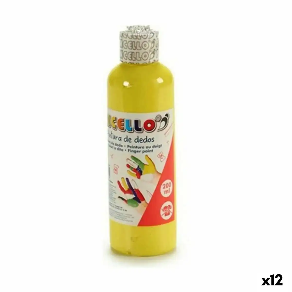 Peinture pour doigts 200 ml jaune 12 unites_6755. Entrez dans l'Univers de DIAYTAR COTE D'IVOIRE - Où Choisir est un Plaisir. Explorez notre gamme variée et trouvez des articles qui parlent à votre cœur et à votre style.
