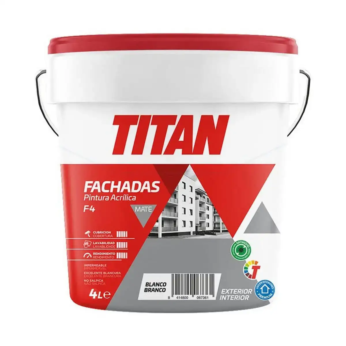 Peinture titan 125670004 blanc 4 l_9930. Entrez dans le Monde de DIAYTAR COTE D'IVOIRE - Où Chaque Article Raconte une Histoire Unique. Explorez notre boutique en ligne pour dénicher des trésors qui incarnent l'âme du Côte d'Ivoire.