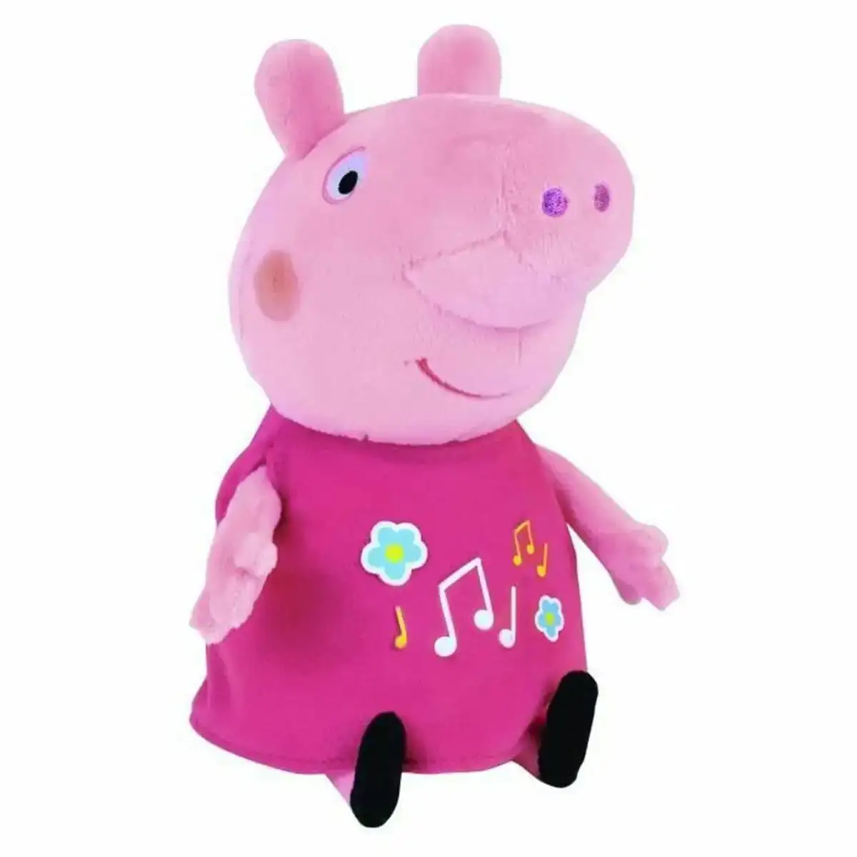 Peluche musicale jemini peppa pig rose 25 cm_3786. DIAYTAR COTE D'IVOIRE - L'Odyssée du Shopping à Votre Portée. Parcourez notre boutique en ligne et partez à la découverte d'articles qui rendront chaque jour spécial.