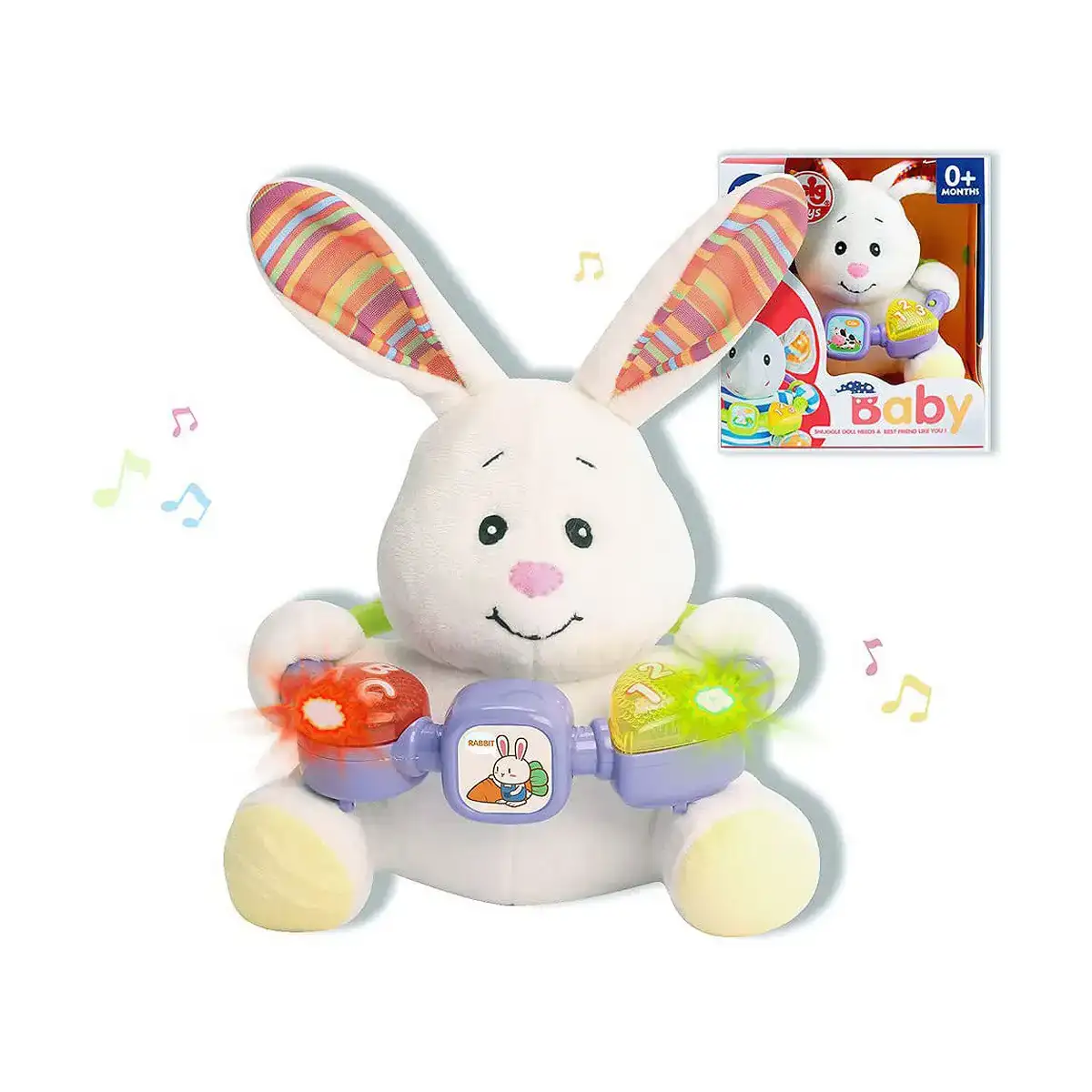 Peluche musicale reig lapin 20cm_9638. DIAYTAR COTE D'IVOIRE - Votre Univers Shopping Éclectique. Explorez nos offres variées et découvrez des articles qui embrassent la diversité et la polyvalence de vos besoins.