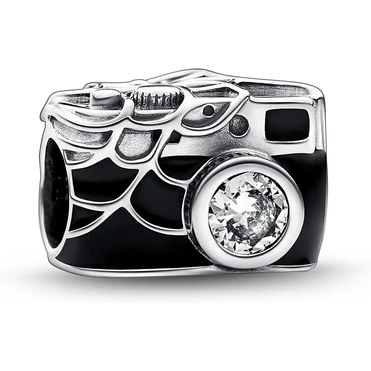 Pendentif femme pandora spider man camera selfie_2690. DIAYTAR COTE D'IVOIRE - Là où Chaque Clic Compte. Parcourez notre boutique en ligne et laissez-vous guider vers des trouvailles uniques qui enrichiront votre quotidien.