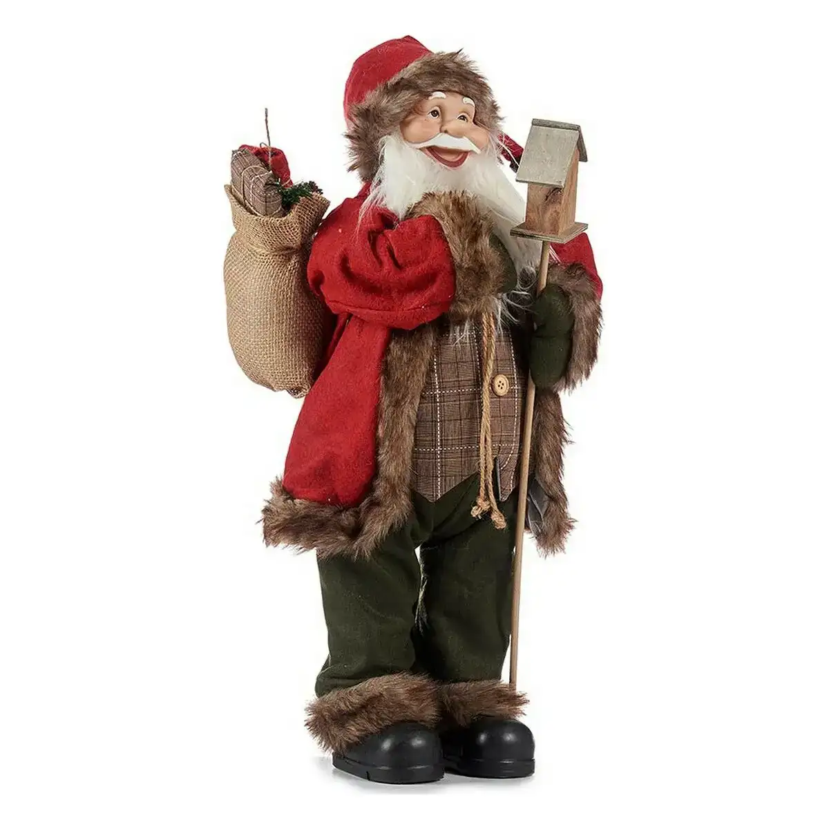 Pere noel 23 x 62 x 19 cm rouge bois marron vert plastique_1000. DIAYTAR COTE D'IVOIRE - Là où Chaque Produit Évoque une Émotion. Parcourez notre catalogue et choisissez des articles qui vous touchent et qui enrichissent votre expérience.