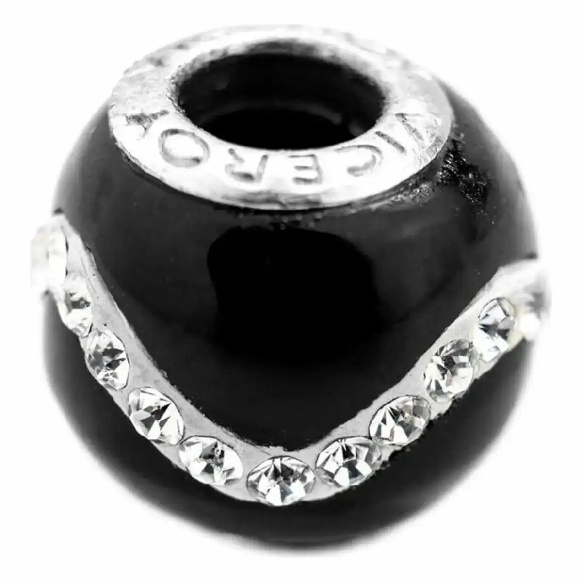 Perle de verre femme viceroy vmm0210 15 noir argente 1 cm _5097. DIAYTAR COTE D'IVOIRE - Là où Chaque Produit Est une Trouvaille. Explorez notre sélection minutieuse et découvrez des articles qui correspondent à votre style de vie et à vos aspirations.