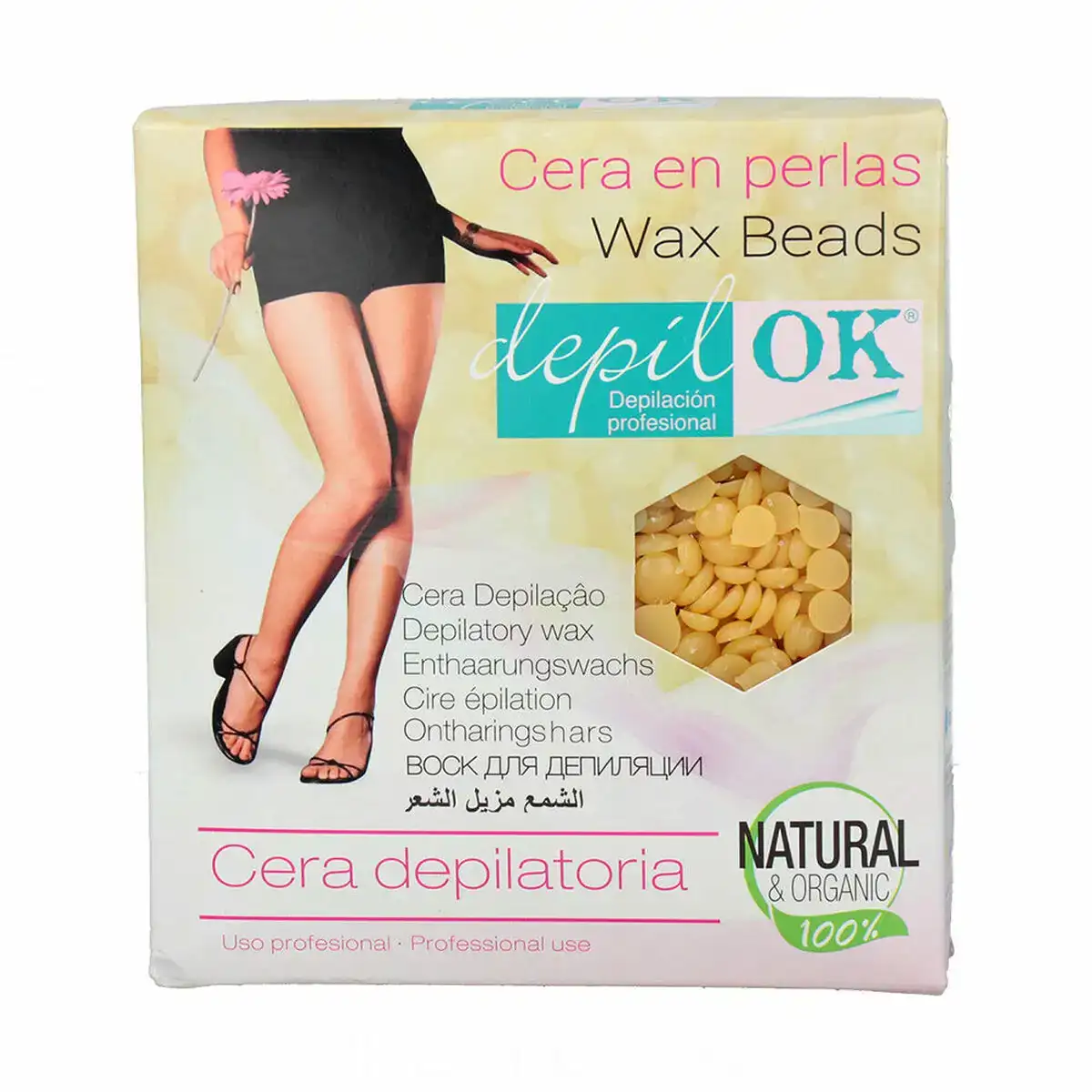 Perles de cire epilatoire depil ok 8436565730991 naturel 1 kg_7945. DIAYTAR COTE D'IVOIRE - Votre Source d'Inspiration Shopping. Parcourez nos rayons et trouvez des articles qui vous inspirent, que ce soit pour votre style, votre maison ou votre vie quotidienne.