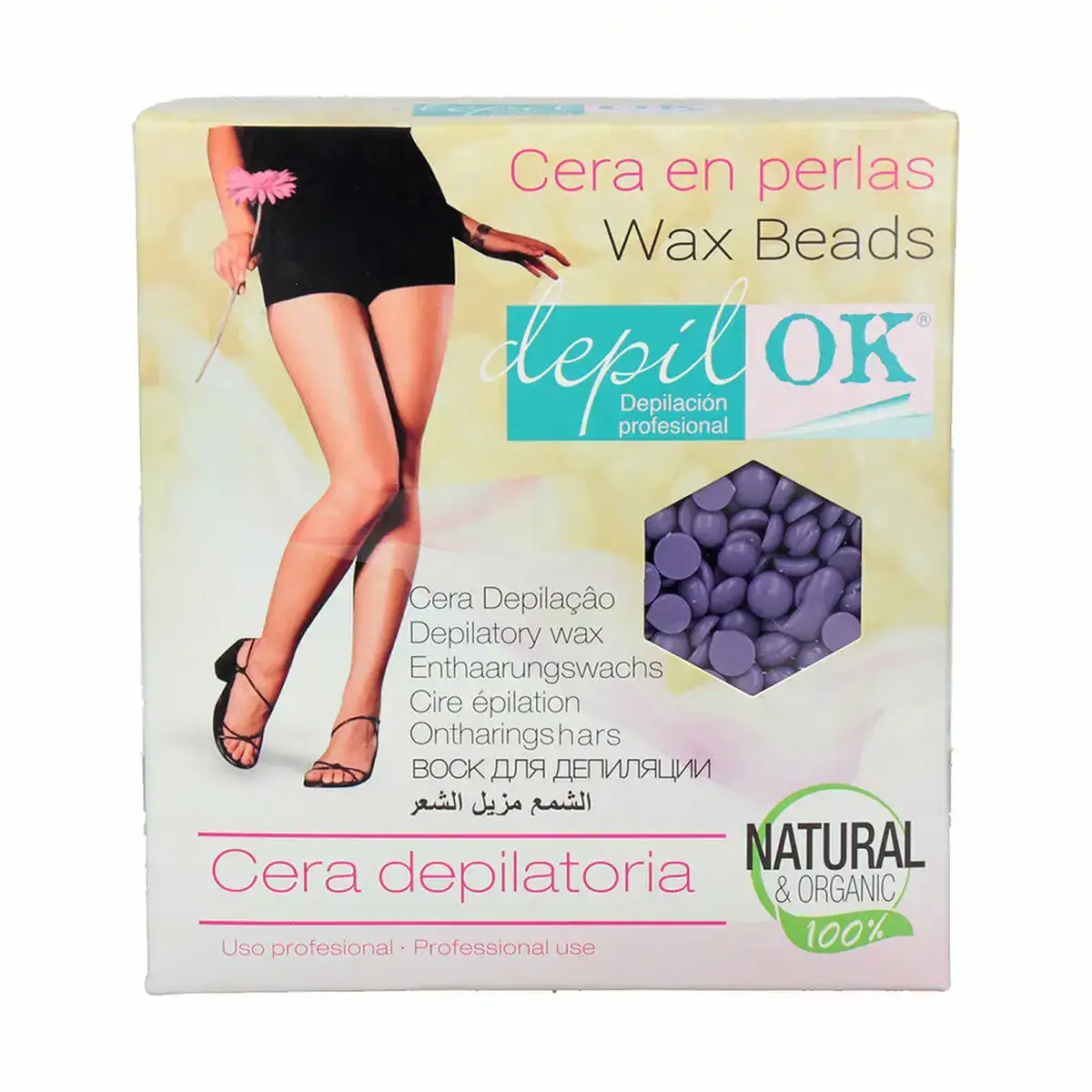 Perles de cire epilatoire depil ok lavande 1 kg_6583. Plongez dans le Monde de DIAYTAR COTE D'IVOIRE - Où Chaque Article Raconte une Histoire. Explorez notre vaste assortiment et choisissez des produits qui vous parlent et reflètent votre style unique.