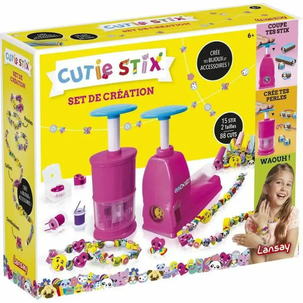 Perles lansay cutie stix set de creation_4426. DIAYTAR COTE D'IVOIRE - Votre Passage vers l'Exceptionnel. Explorez notre boutique en ligne, où chaque produit est choisi avec soin pour offrir une expérience de shopping inoubliable.