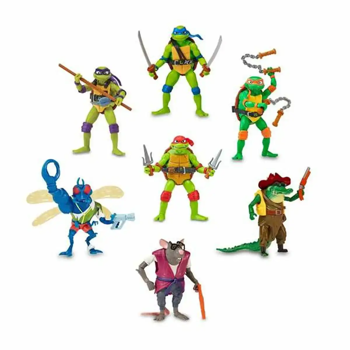 Personnage articule teenage mutant ninja turtles 7 cm_3324. DIAYTAR COTE D'IVOIRE - Où Choisir est un Plaisir Responsable. Parcourez notre catalogue et choisissez des produits qui incarnent notre engagement envers des pratiques durables et éthiques.
