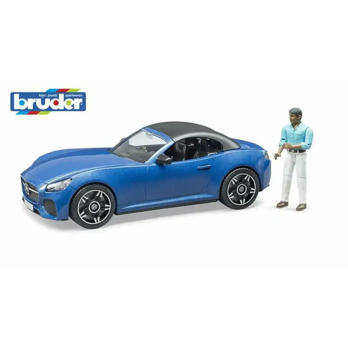 Petite voiture jouet bruder roadster bleu figurine_6422. Bienvenue sur DIAYTAR COTE D'IVOIRE - Votre Fenêtre sur le Shopping Moderne. Parcourez notre boutique en ligne et découvrez des produits qui incarnent l'évolution du style et de la qualité.