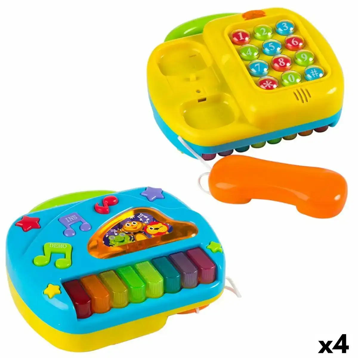 Piano interactif pour bebe playgo 2 en 1 19 5 x 8 5 x 20 cm 4 unites _9014. Entrez dans le Monde de DIAYTAR COTE D'IVOIRE - Où Chaque Article Raconte une Histoire Unique. Explorez notre boutique en ligne pour dénicher des trésors qui incarnent l'âme du Côte d'Ivoire.