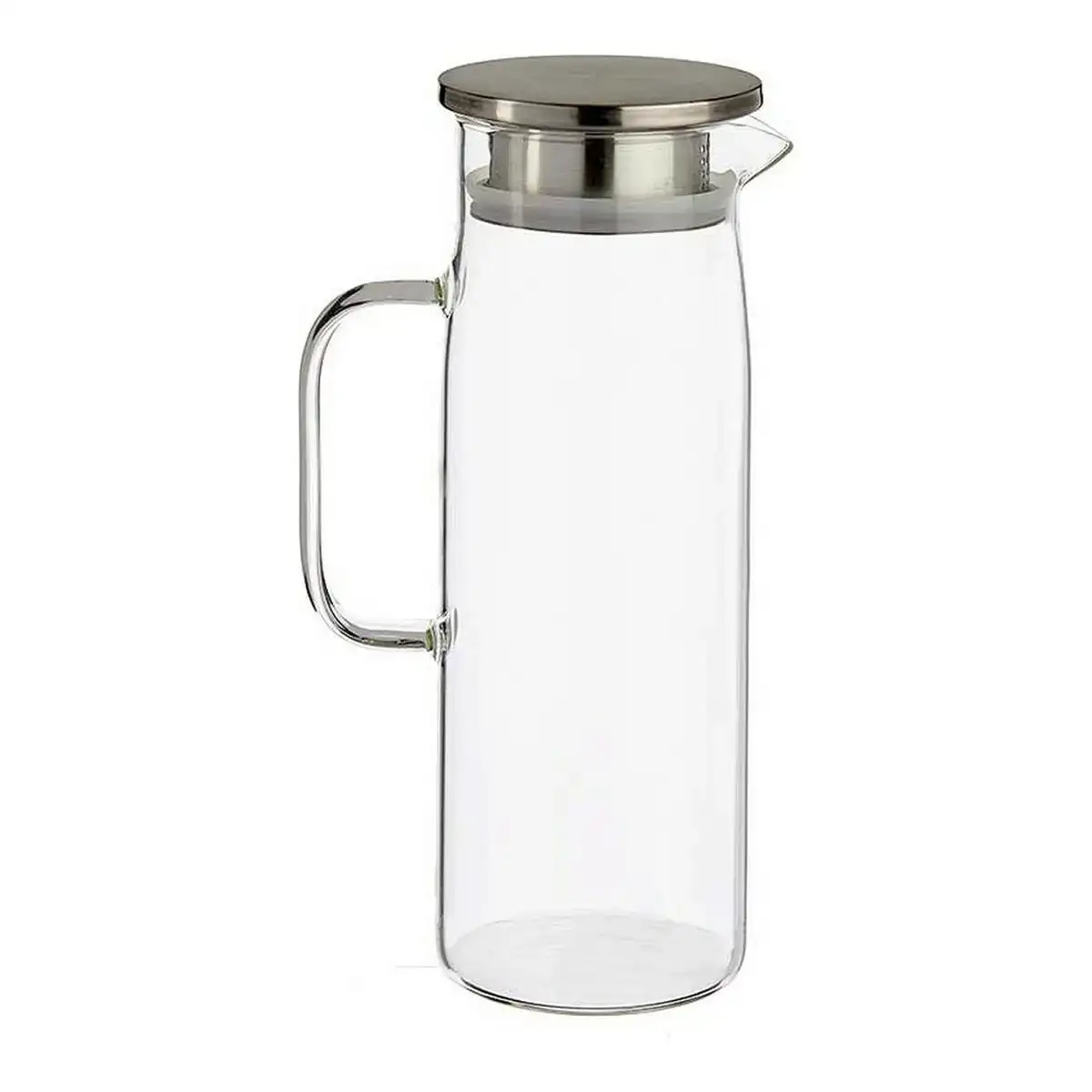 Pichet avec couvercle 1 2 l transparent verre borosilicate 9 2 x 25 5 x 14 cm _3793. Bienvenue sur DIAYTAR COTE D'IVOIRE - Où l'Authenticité Rencontre le Confort. Plongez dans notre univers de produits qui allient tradition et commodité pour répondre à vos besoins.